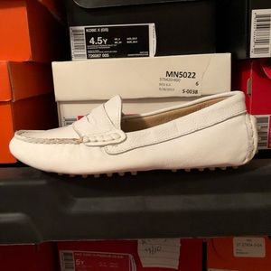 Ralph Lauren White Admiral Loafers Size 5 GS
